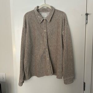 Wilfred Free Corduroy Button Front Shirt